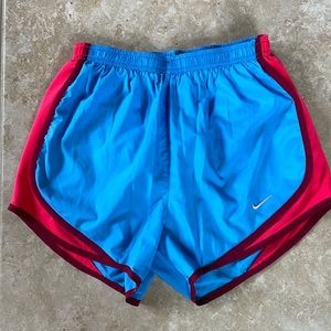 Nike DRI-FIT Fuchsia and Ocean Blue Running shorts